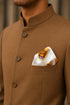 Roar Royale | Pure Silk Pocket Square with a Handmade Rakhi