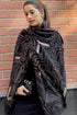 Aztec Gold | Embroidered Pure Cashmere Stole
