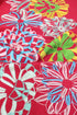 Caribbean Bouquet | Embroidered Fine Merino Wool Stole