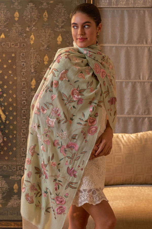 A Colorful Symphony Cashmere Stole