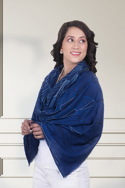 Cascading Brilliance Pure Cashmere Stole