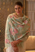 Dewey Garden Embroidered Pure Cashmare Stole