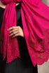 Poppy Affair | Embroidered Wool Silk Stole