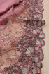 Dainty Petals | Embroidered Wool Silk Stole