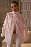 Paisley Crest | Embroidered Wool Silk Stole