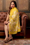 Victorian Love | Embroidered Wool Silk Stole
