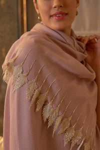 Simple Pleasures Embroidered Pure Cashmare Stole