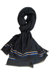 The Prudent Embroidered Fine Wool Silk Stole