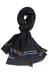The Prudent Embroidered Fine Wool Silk Stole