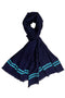 The Prudent | Embroidered Fine Wool Silk Stole