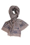 The Skipper Embroidered Fine Wool Silk Stole