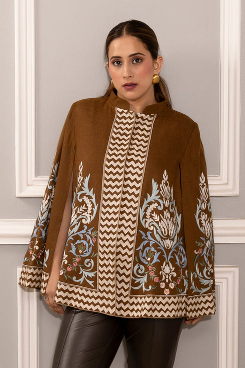 Royal Chevron Cape