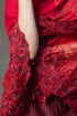 Floral Inlay Lace Cape