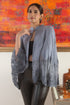 Floral Inlay Lace Cape