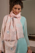Floraison | Embroidered Wool Silk Stole