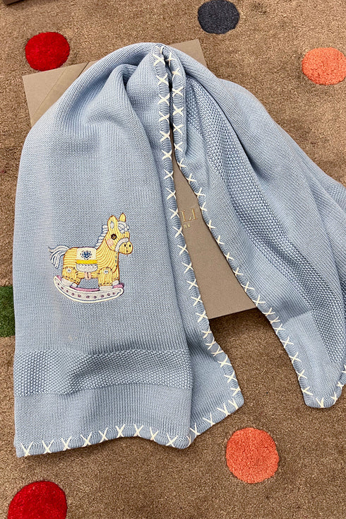 Baby Rio can't stop Rocking | Personalized Baby Blanket