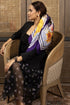 Sula Blossom | Pure Silk Twill Scarf with Handmade Rakhi