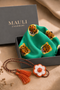 Roar Royale | Pure Silk Pocket Square with a Handmade Rakhi