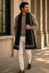 The Classic Insignia | Embroidered Wool Silk Stole