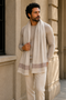The Insignia Edge| Embroidered Fine Wool Silk Stole
