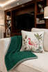 The Comfort Layer | Embroidered Cotton Knit Throw