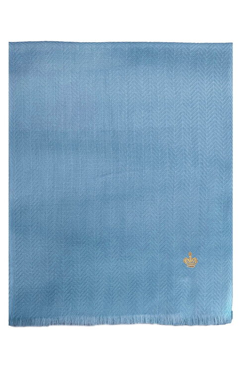 The Crown Herringbone Cashmere Personalized Muffler