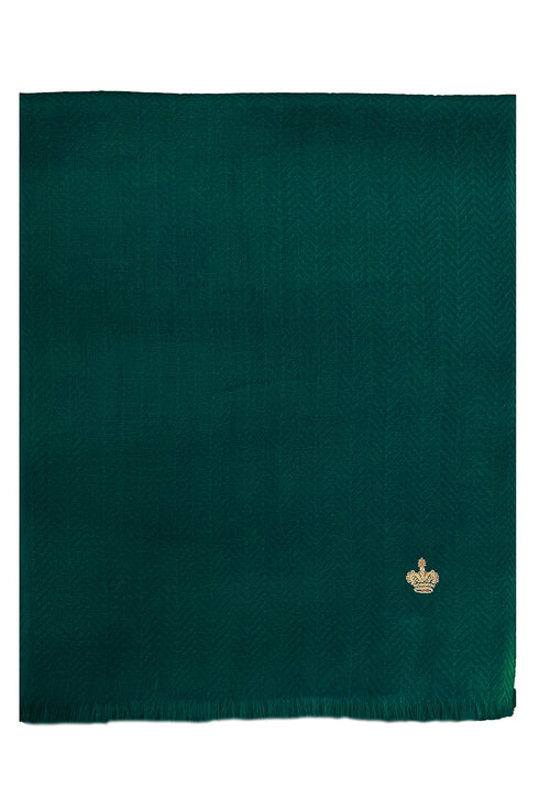 The Crown Herringbone Cashmere Personalized Muffler