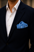 Club Canine | Pure Silk Pocket Square with a Handmade Rakhi