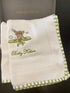 Baby Teddy & the Airplane Ride |Personalized Baby Blanket with Cushion