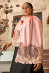 English Daisy | Embroidered Wool Silk Stole