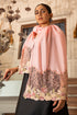 English Daisy | Embroidered Wool Silk Stole