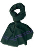 The Envoy | Embroidered Fine Wool Silk Stole with Handcrafted Rakhi