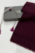 Herringbone Merino Scarf with Handmade Rakhi