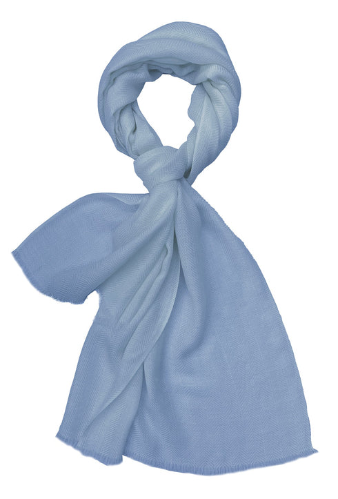 Herringbone Merino Personalized Scarf