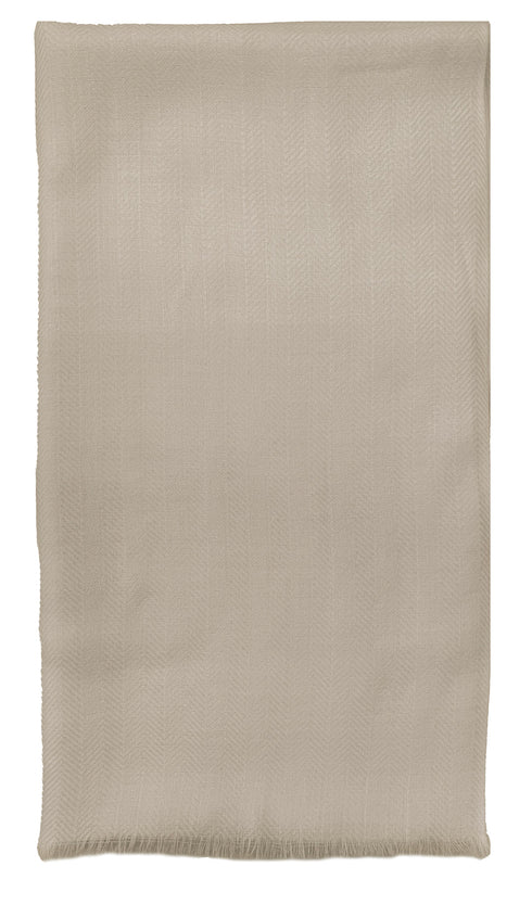 Herringbone Merino Personalized Scarf