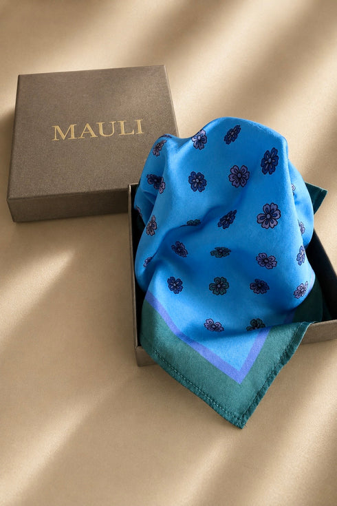 The Modernist Petal | Pure Silk Pocket Square