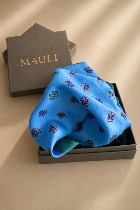 The Modernist Petal | Pure Silk Pocket Square