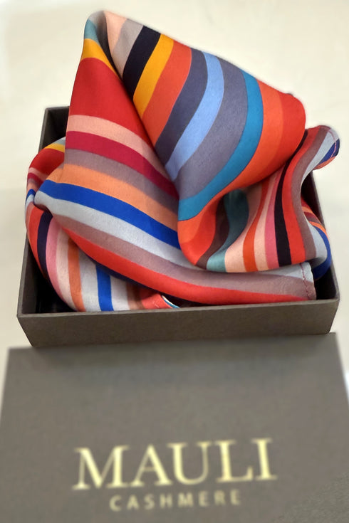 Riviera Dusk | Pure Silk Pocket Square