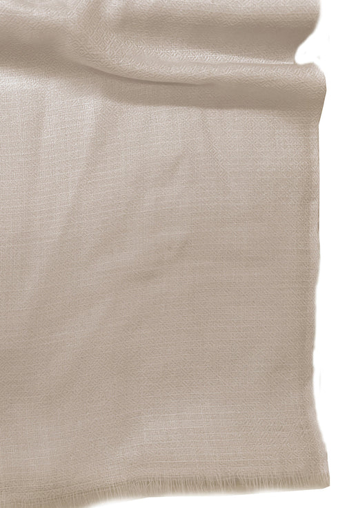 Diamond Weave Pure Cashmere Personalized Stole