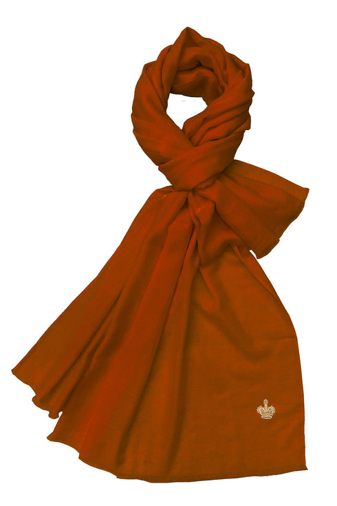 The Crown Diamond Weave Pure Cashmere Shawl