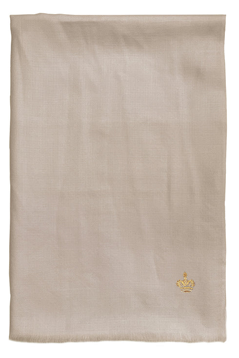 The Crown Diamond Weave Pure Cashmere Shawl