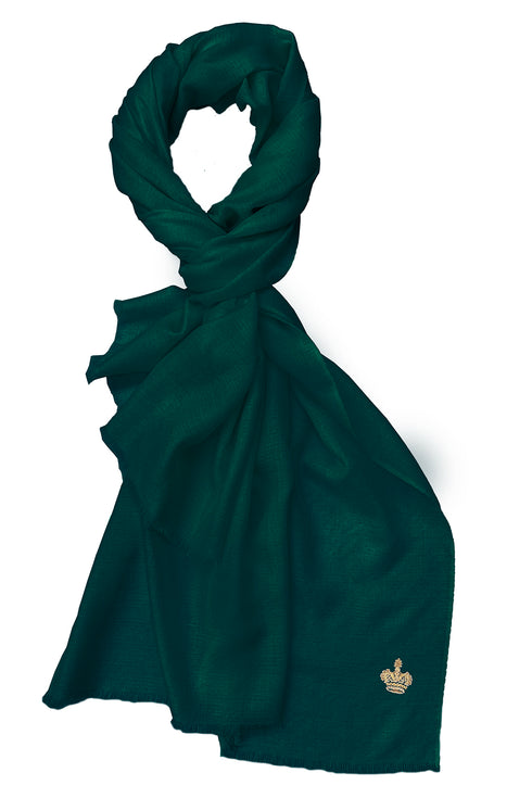 The Crown Diamond Weave Pure Cashmere Shawl