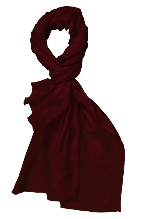 Diamond Weave Wool Silk Personalized Stole
