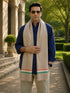 The Tiranga Stole | Embroidered Fine Wool Silk Tricolor Stole