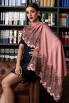 Dainty Petals Wool Silk Stole